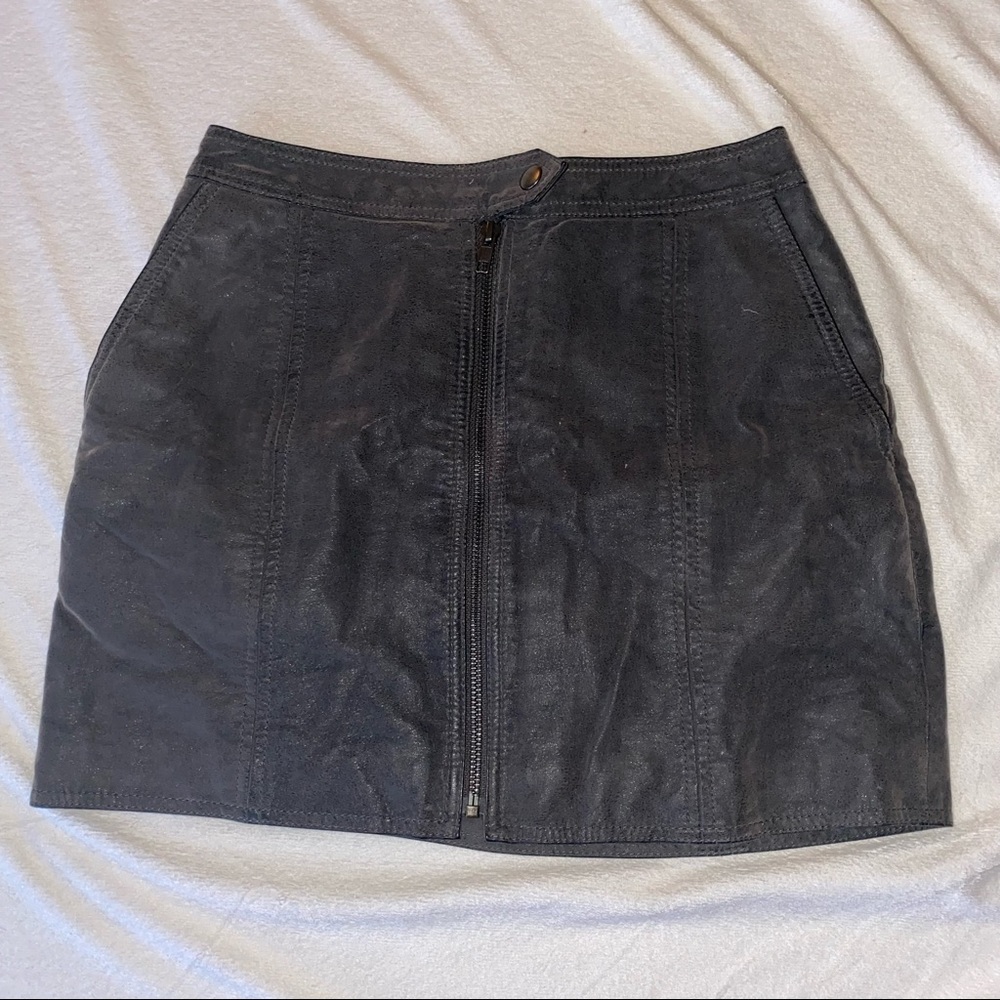 Free People Soft Brushed Velvet Skirt